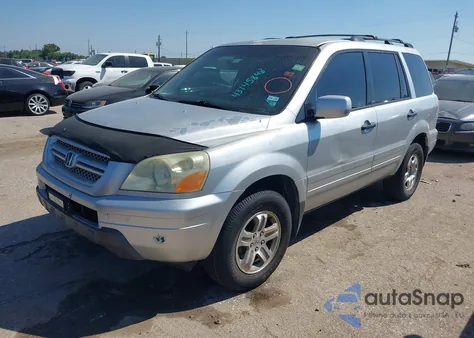 2003 Honda Pilot Ex-L from USA, damaged, VIN 2HKYF18513H596458